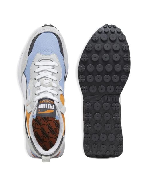 メンズ PUMA Rider Fv Future "blue" スニーカー White
