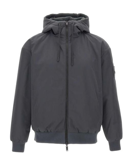 Giacca Reversibile Con Cappuccio di Moose Knuckles in Gray da Uomo