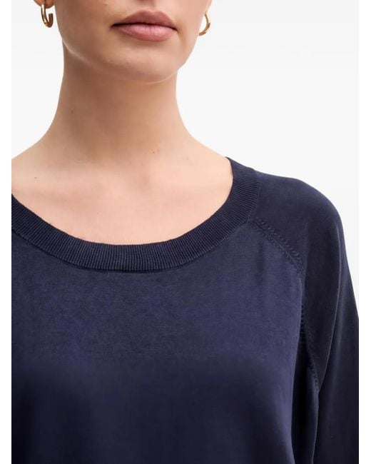 Benetton Blue Long-Sleeve Sweater