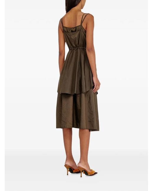 DIESEL Brown Layered Midi Dress