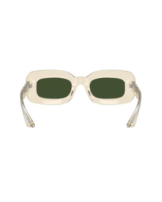 Oliver Peoples Green 1966C Rectangle-Frame Sunglasses
