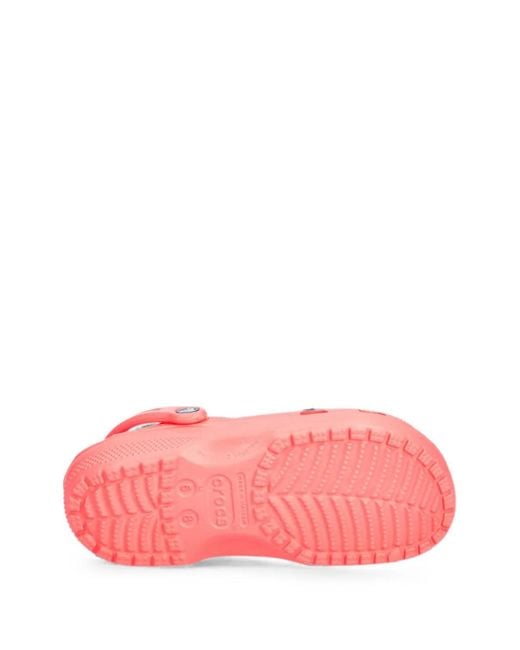 CROCSTM Pink Perforated Slingback Clogs
