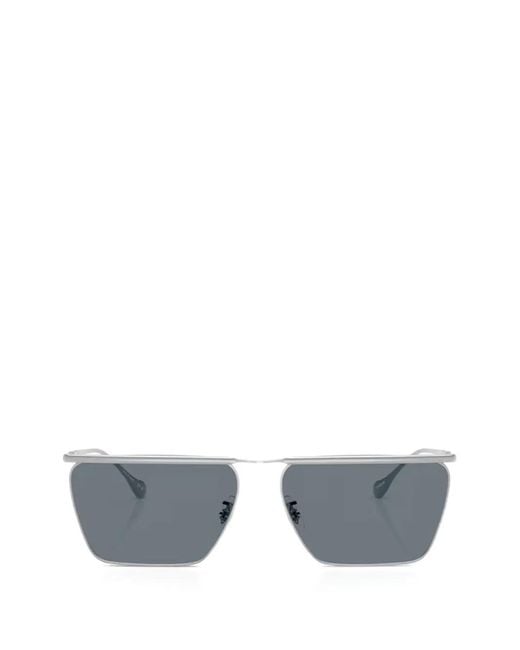 Oliver Peoples Gray Edition 2 Rectangle-Frame Sunglasses