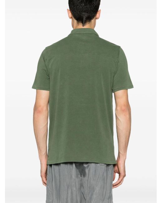 Majestic Filatures Green Organic Cotton-blend Polo Shirt for men