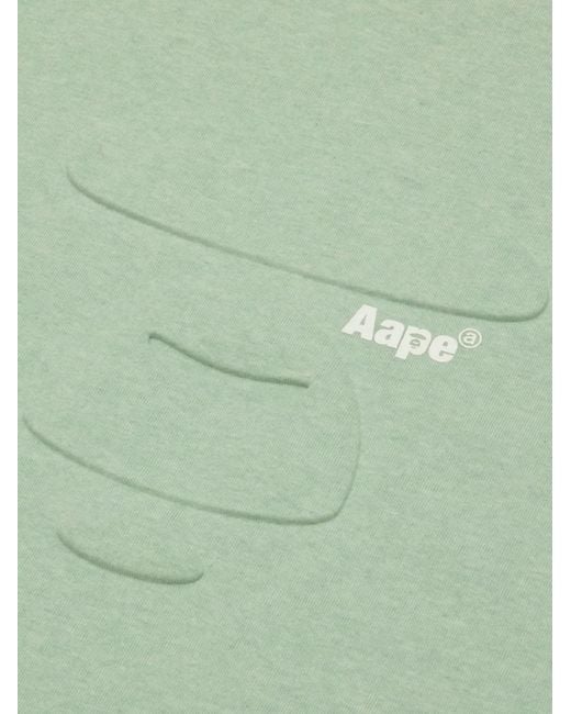 Aape By A Bathing Ape Green Logo T-Shirt for men