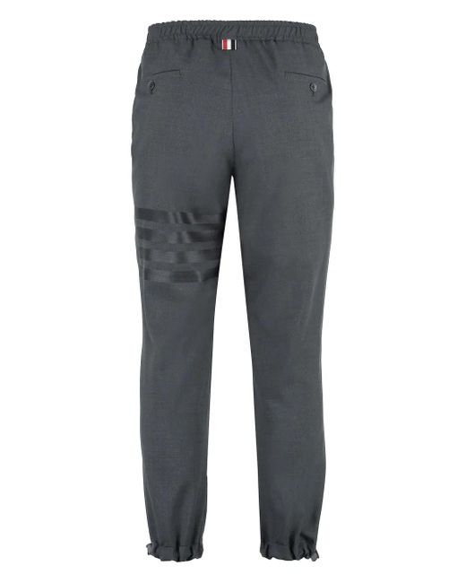 Thom Browne Gray Cropped Tailored Trousers for men