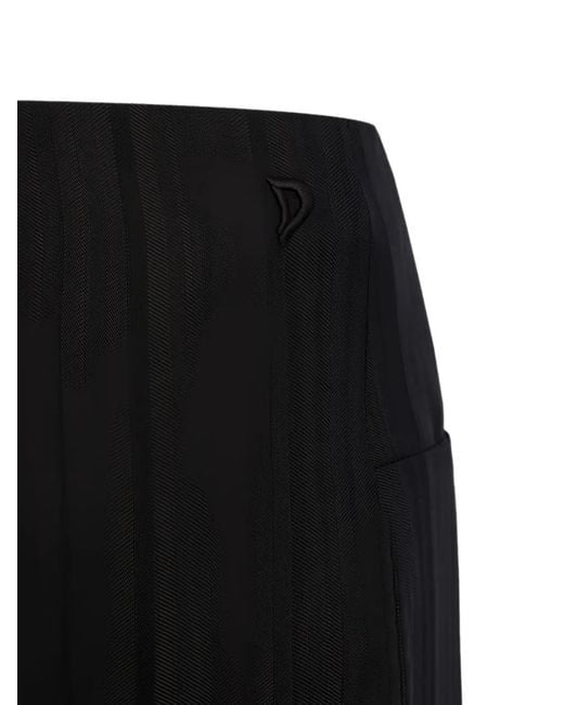 Dondup Black Minijupe À Chevrons