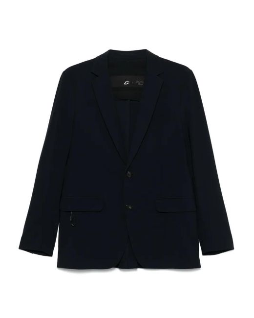 Rrd Blue Single-Breasted Blazer for men