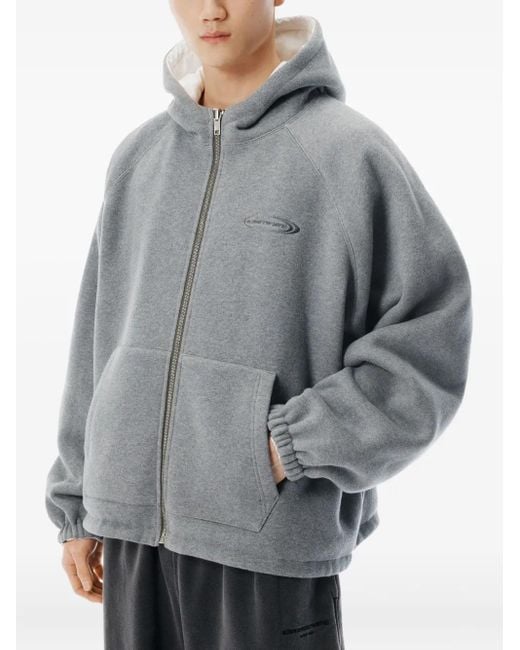 Felpa Con Cappuccio di Alexander Wang in Gray