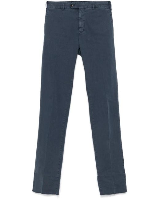 PT Torino Hose Mit Slub-Struktur in Blue für Herren