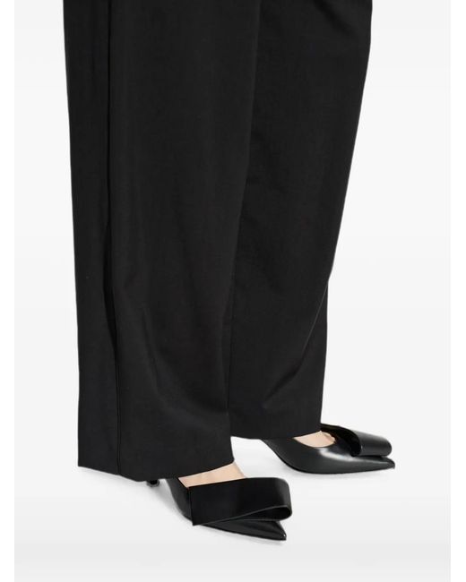 Givenchy Black Twisted Ribbon Pumps