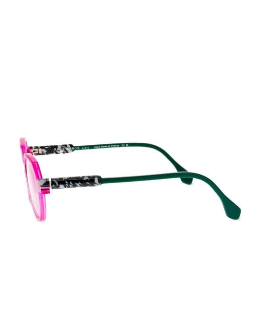 Face A Face Pink Kyoto Glasses
