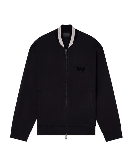 Chaqueta Bómber Con Parche Eagle Emporio Armani de hombre de color Blue
