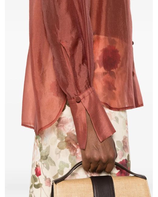 Camisa con botones Forte Forte de color Pink