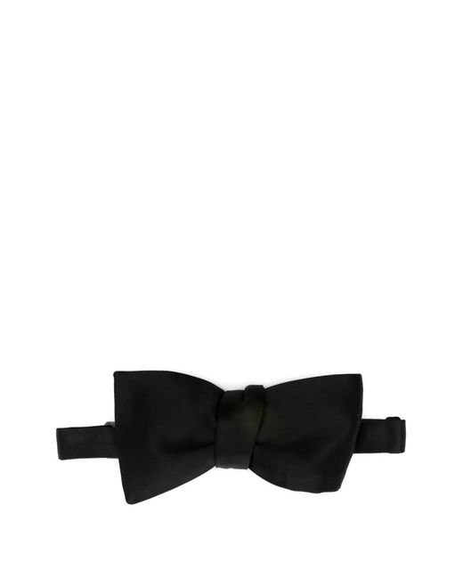 Tom Ford Black Knotted Bow Tie for men