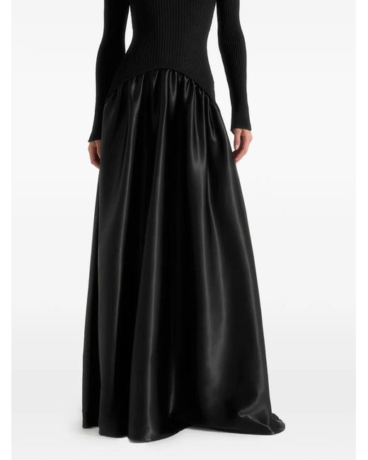 Manière De Voir Black Adeline Maxi Dress