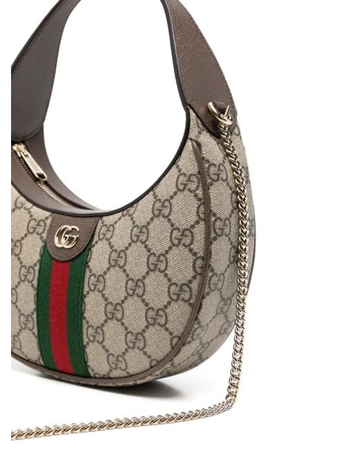 Gucci Gray Ophidia Small Shoulder Bag