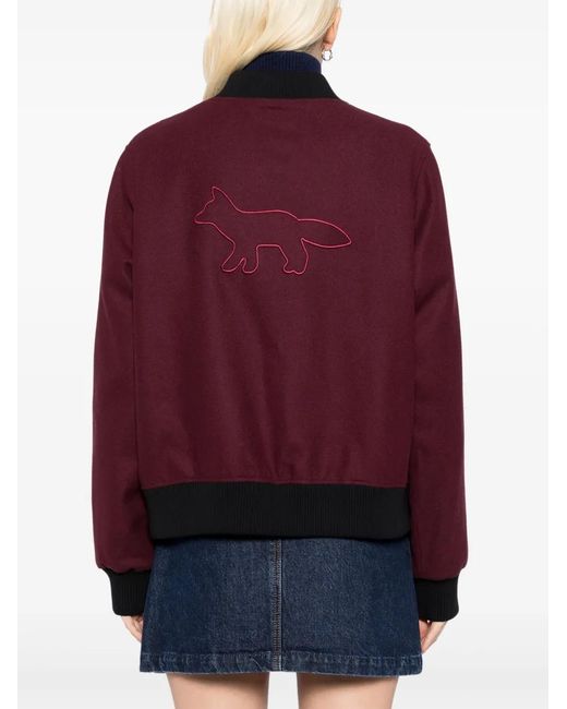 Blusón Teddy Maison Kitsuné de color Purple