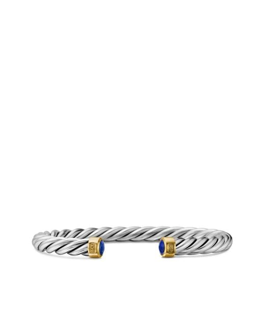 David Yurman White Cable Cuff Bracelet for men