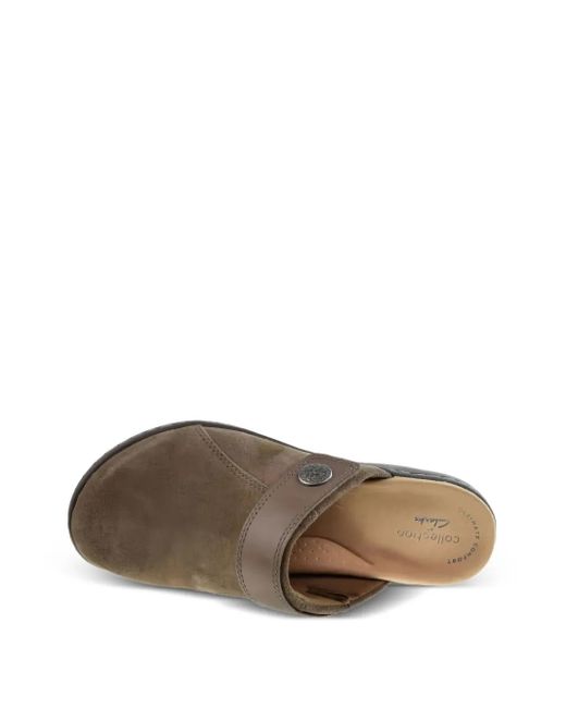 Clarks Brown Laurieann Mules