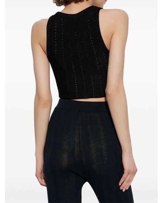 Etro Crop Top in het Black