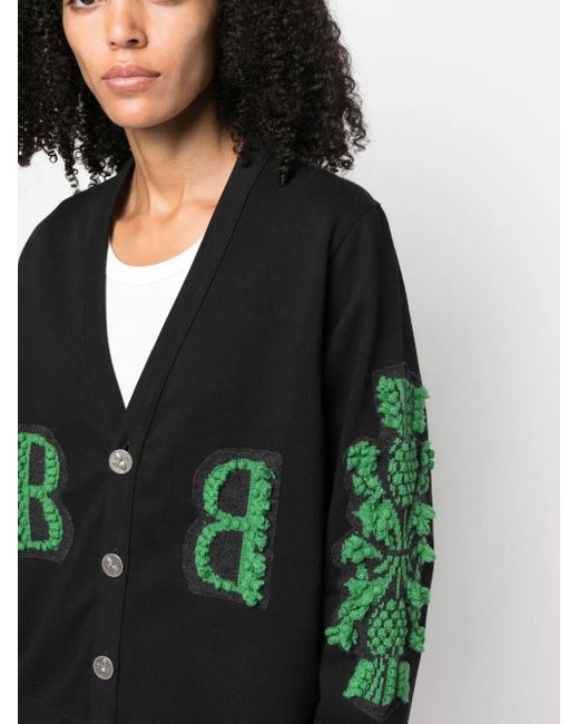 Barrie Black B-Logo Cardigan