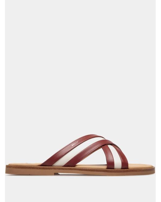 Bally Glide Slippers in het Brown voor heren