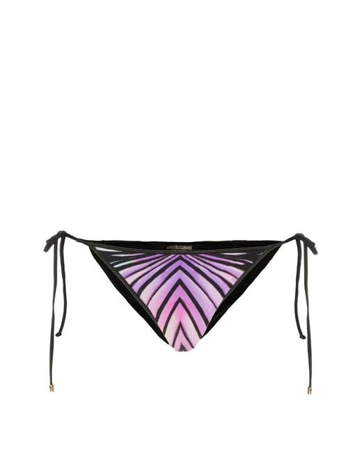 Roberto Cavalli Bikinislip in het Purple