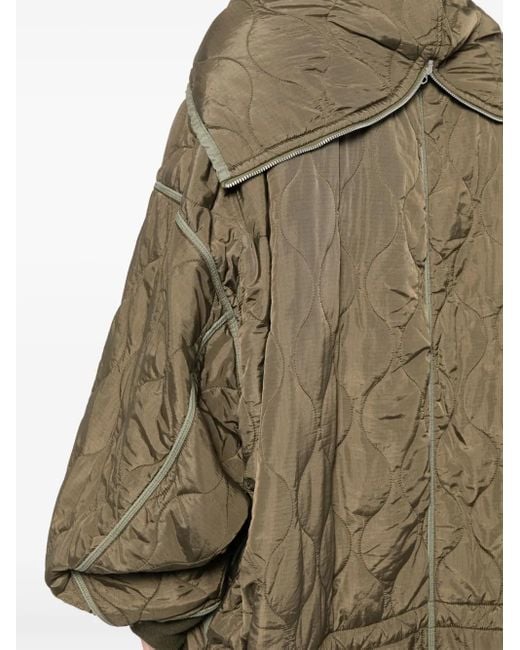 Maison Mihara Yasuhiro Green Oversized Military Coat for men