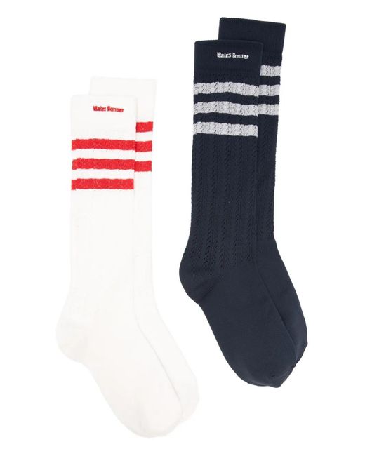 Adidas Blue Cotton Socks for men