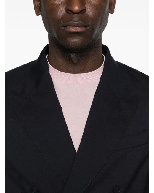 Manuel Ritz Blue Double-Breasted Suit for men