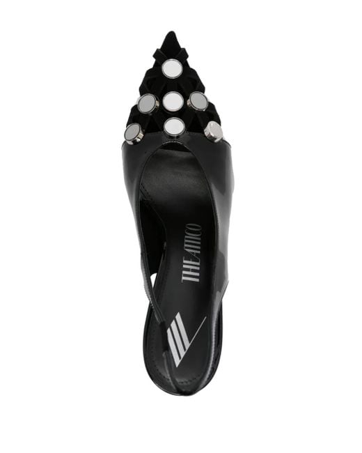 The Attico Black 110Mm Fiona Pumps