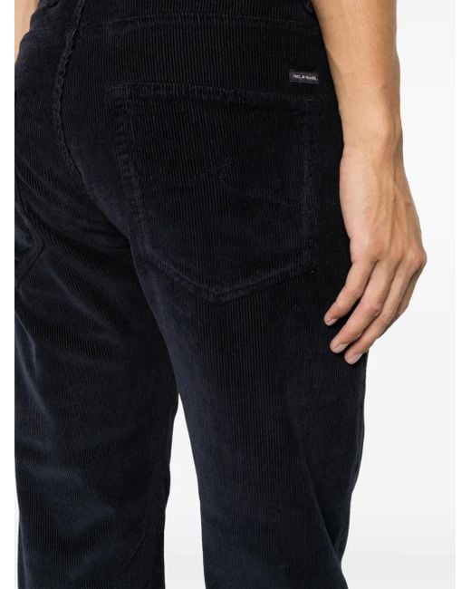 メンズ Paul & Shark シャークキーリング コーデュロイパンツ Blue