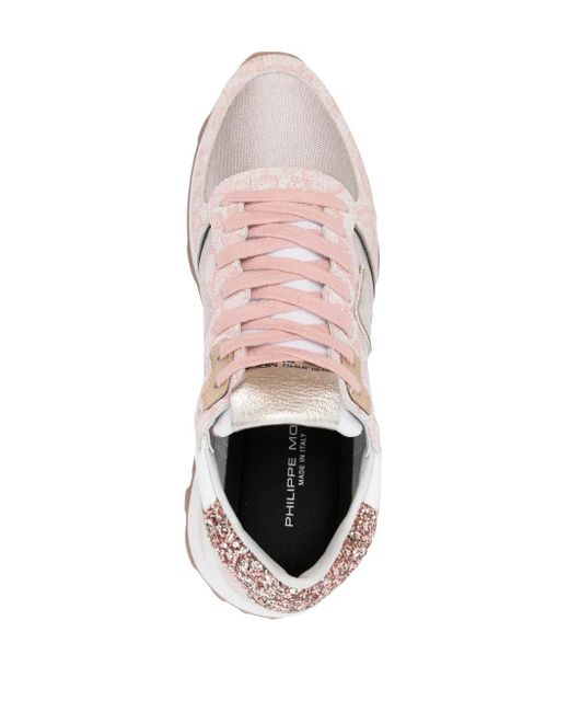 Philippe Model Pink Tropez Haute Sneakers