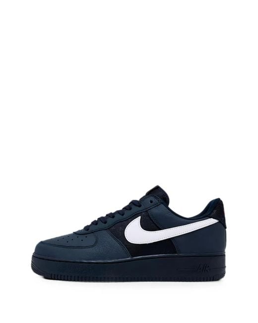 Nike Blue X Usa Team Air Force 1 Low Retro Lace-Up Sneakers for men