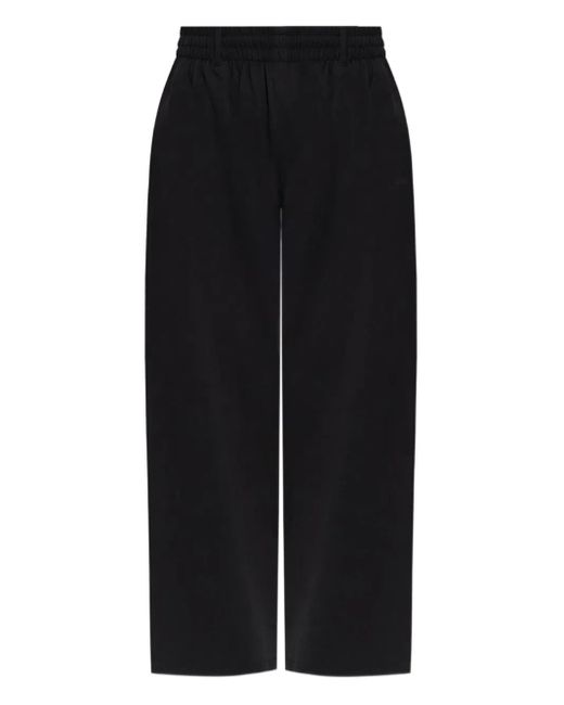 Pantaloni Con Vita Elasticizzata di Alexander Wang in Black