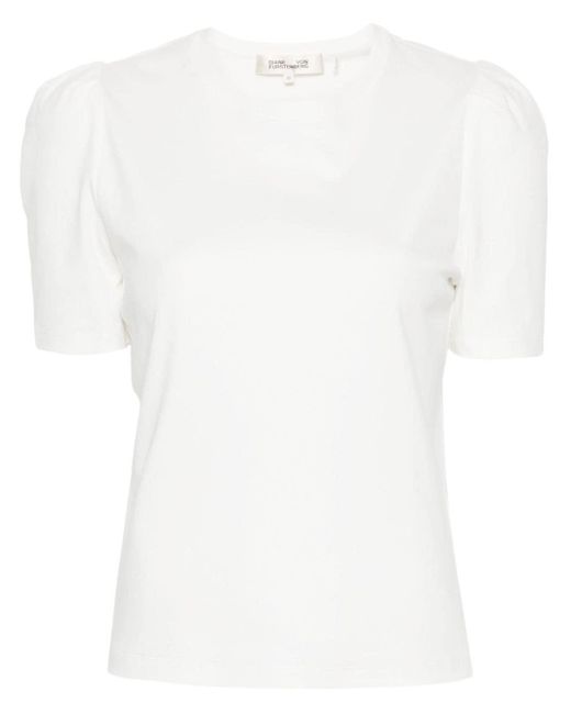 Diane von Furstenberg White Klassisches T-Shirt