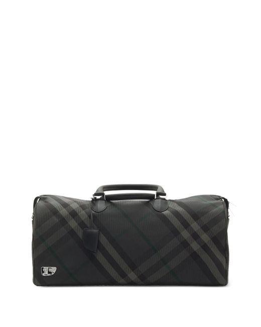 Burberry leather duffle bag clearance