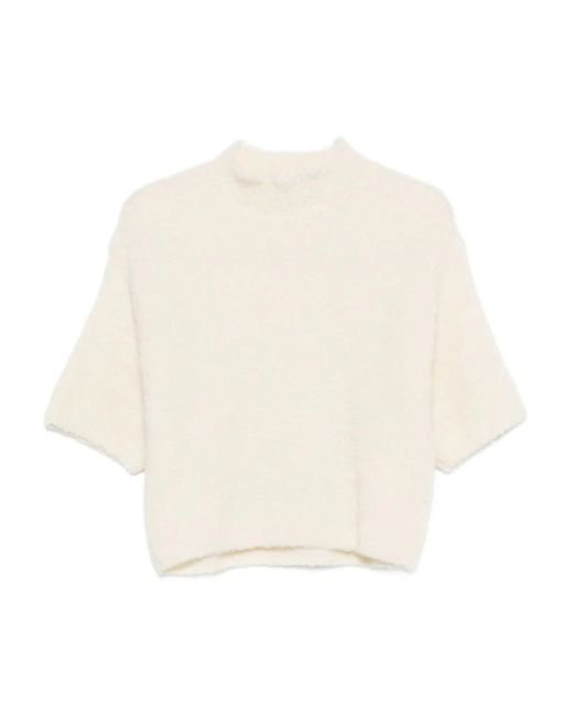 Maglione A Collo Alto di Antonelli in White