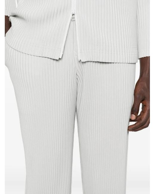 Homme Plissé Issey Miyake White Homme Plisse' Issey Miyake Pleated Trousers for men