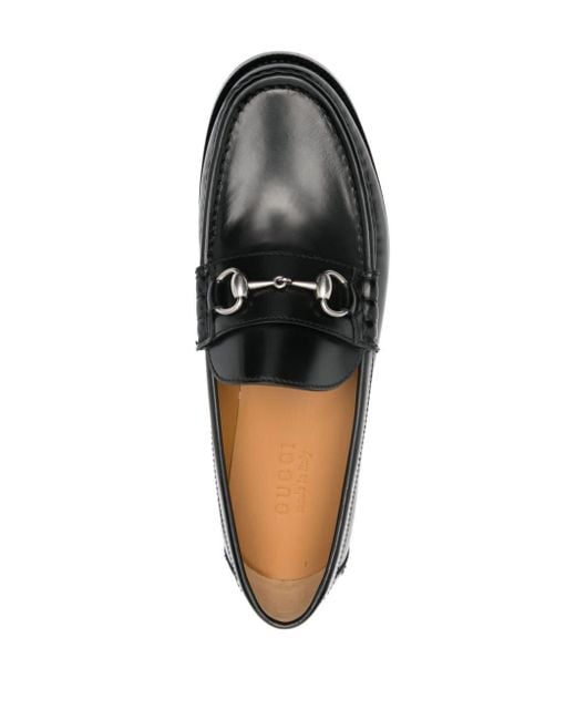 Gucci Horsebit Leren Loafers in het Black voor heren