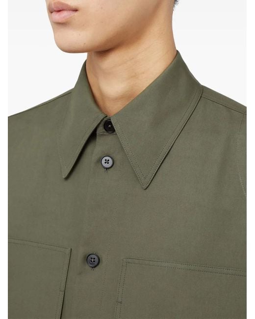 Jil Sander Green Casual Shirts for men