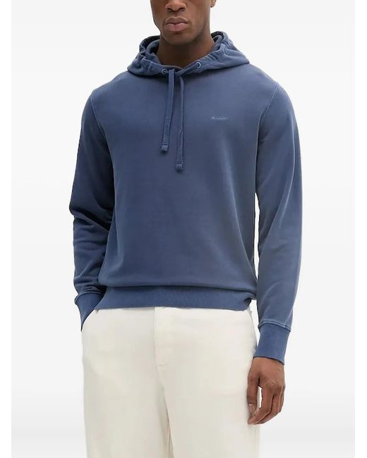 Gant Hoodie Met Trekkoord in het Blue voor heren