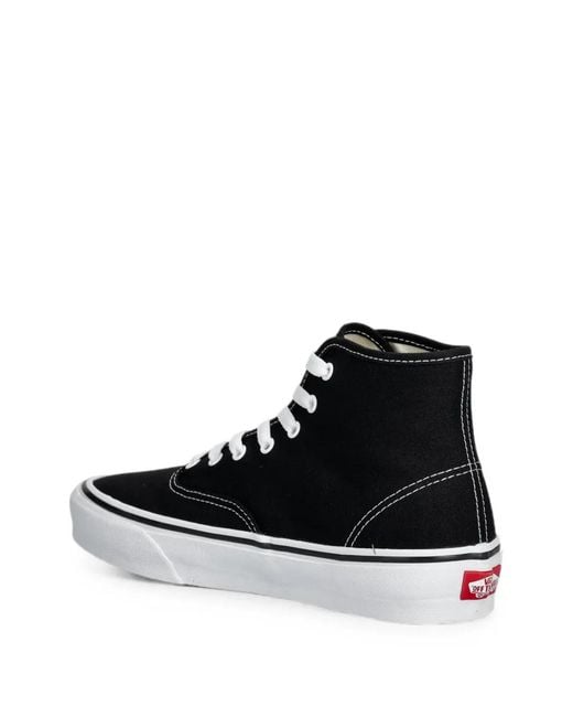 Vans White High-Top Lace-Up Sneakers