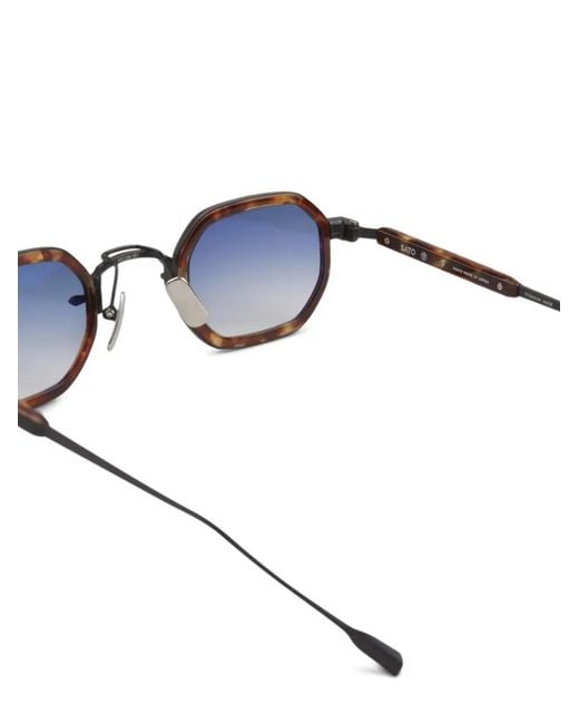 Sato Eyewear White Lunettes De Soleil Erakis En Titane for men