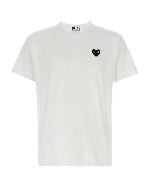 COMME DES GARÇONS PLAY ハートパッチ Tシャツ White