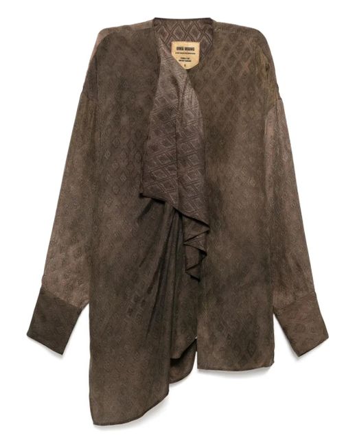 Top Tumble di Uma Wang in Brown