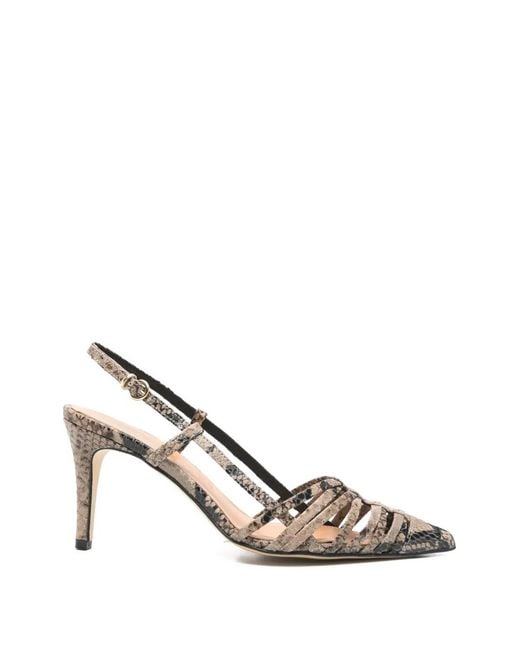 The Seller White Pumps Mit Python-Print
