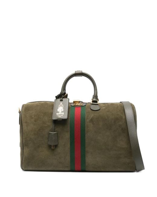 Gucci Green Savoy Duffle Bag for men