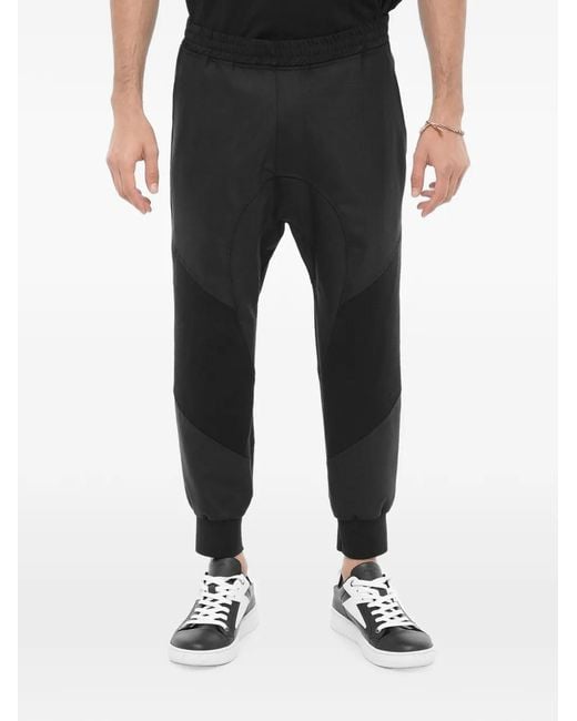 Neil Barrett Black Panelled Trousers for men